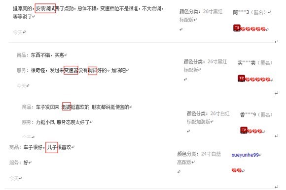 顧客累計(jì)評(píng)價(jià)