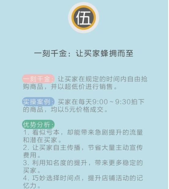 淘寶如何做好促銷活動？六招制勝！