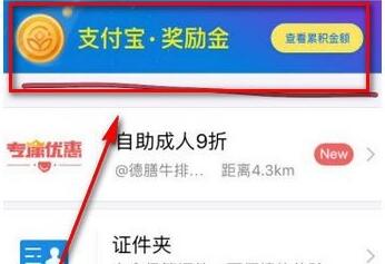 支付寶獎(jiǎng)勵(lì)金怎么領(lǐng)取