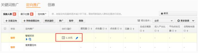 直通車人群溢價扣費